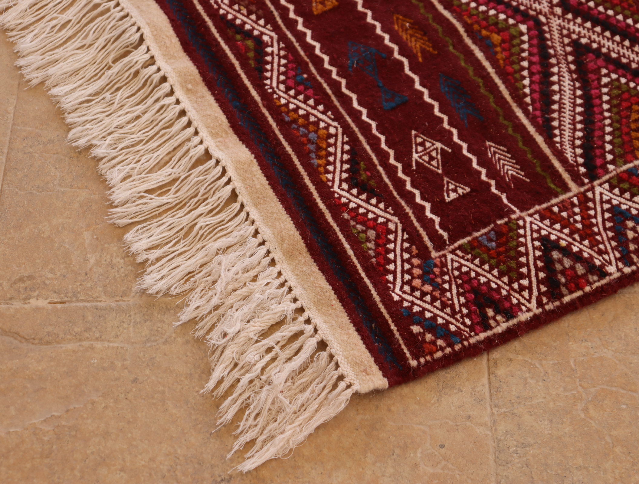 Tapis-décoration-maison-décoratif-déco-salon-amazigh-berbère-Margoum-chambre-enfant-bebe-cuisine-Multicolore-naturelle-laine-artisanal-017166082-3