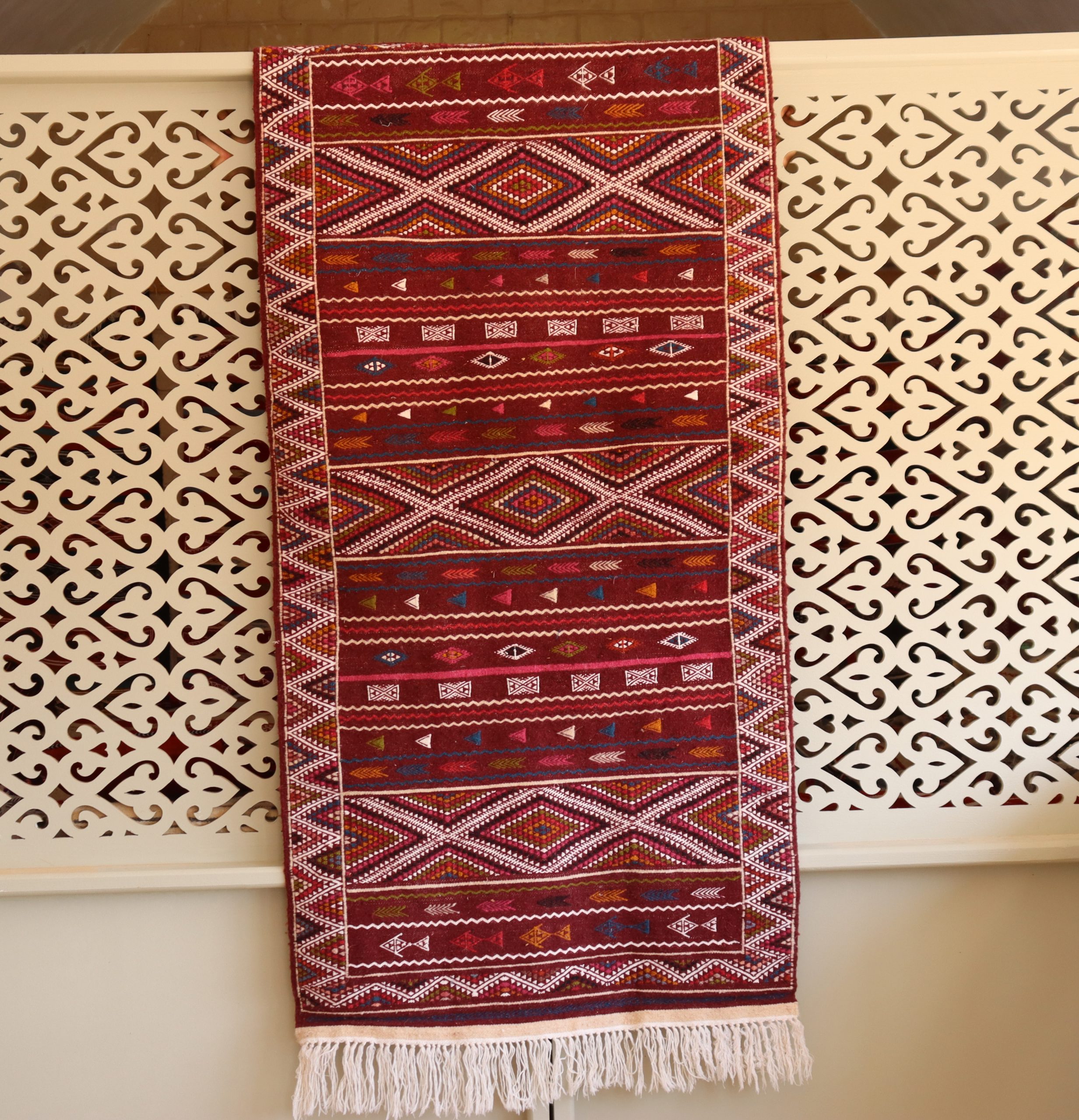 Tapis-décoration-maison-décoratif-déco-salon-amazigh-berbère-Margoum-chambre-enfant-bebe-cuisine-Multicolore-naturelle-laine-artisanal-017166082-6